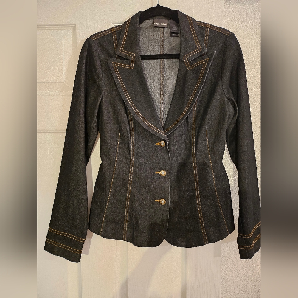 BISOU BISOU MICHELLE BOMBOT DENIM JACKET VERY GOOD CONDITION